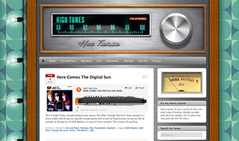 High Tunes Blog design by Mark Wallis at The Vibes