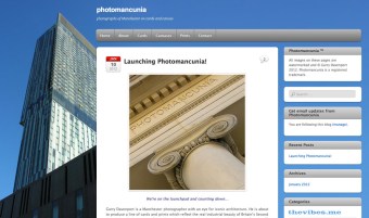 Photomancunia Photomancunia website design by Mark Wallis