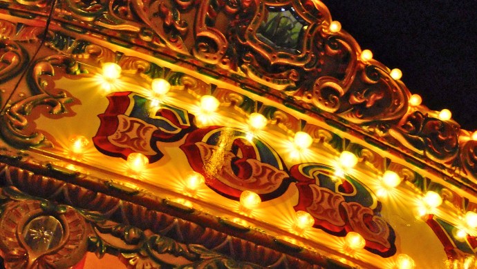 Victorian carousel Signage