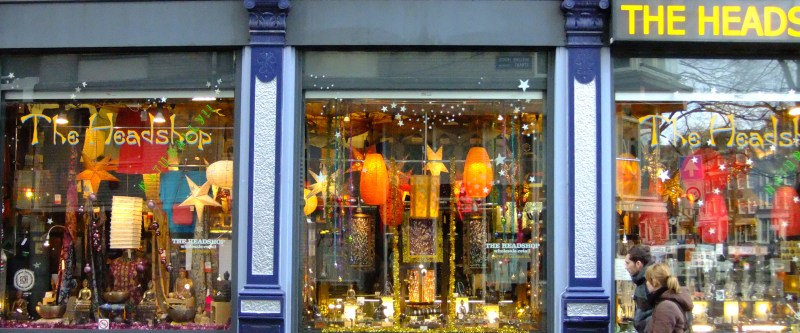 Headshop Window Display