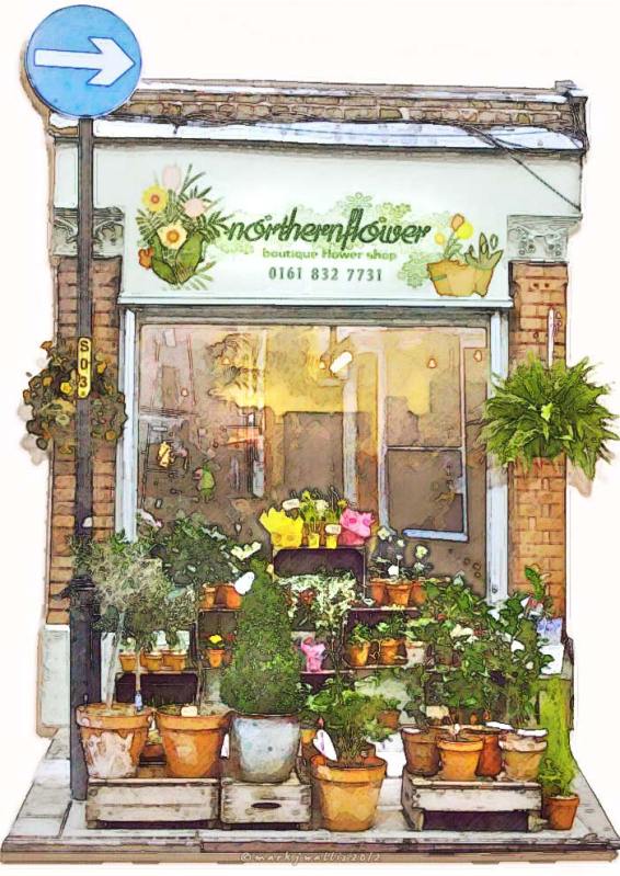 Northern Flower shop front manchester