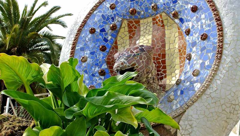 Gaudi Fountain Park Guell