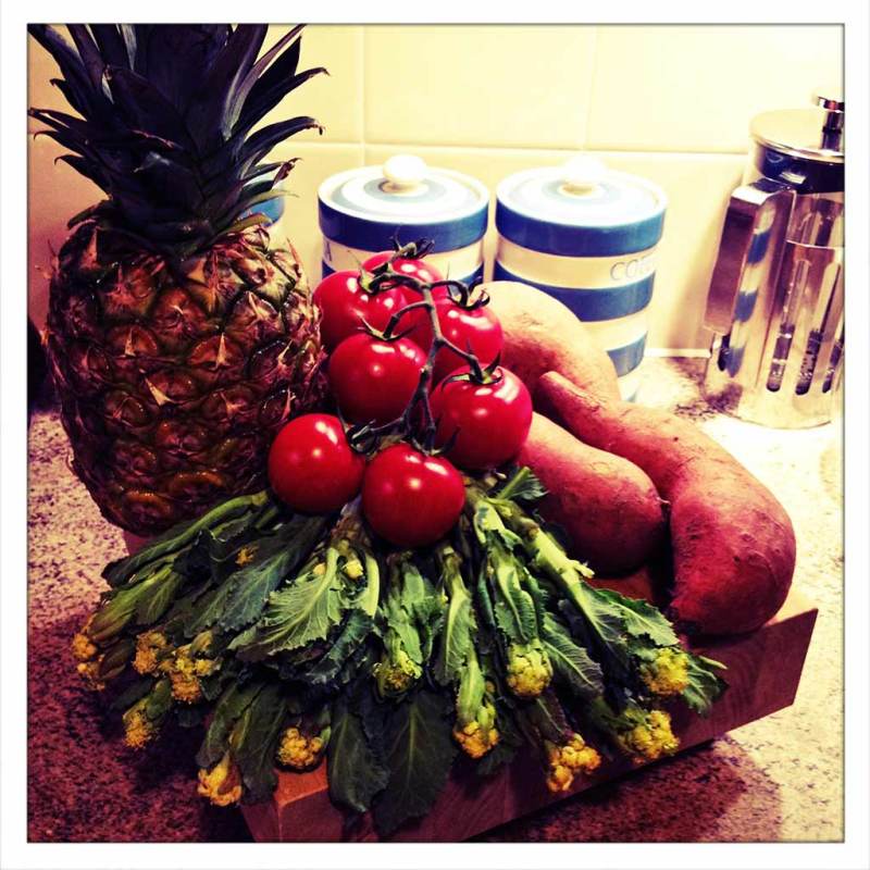 Instagram kitchen vegetables