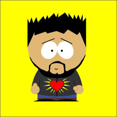 Neil's Southpark caricature
