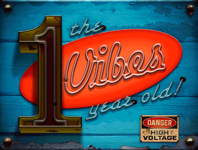 The Vibes is One Year Old animated gif