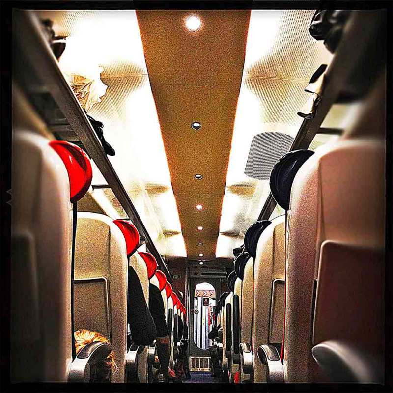 Instagram virgin train carriage