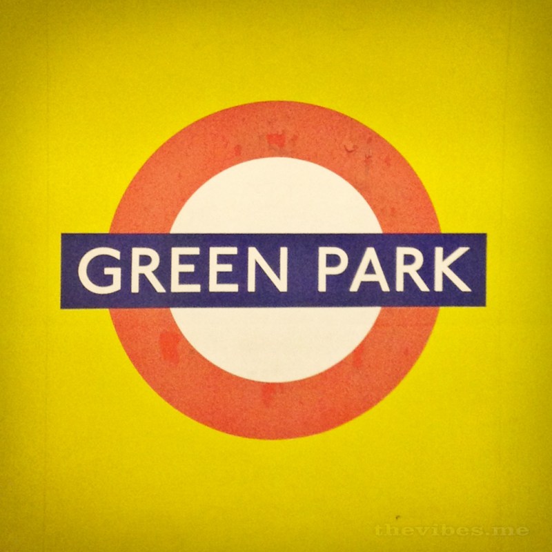 Green Park Tube Sign