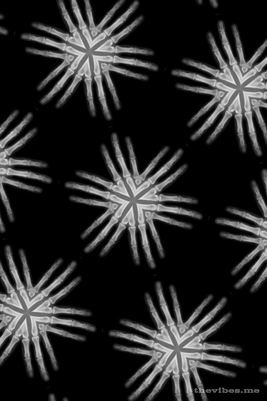 Buzby berkeley kaleidoscope image x-ray the vibes