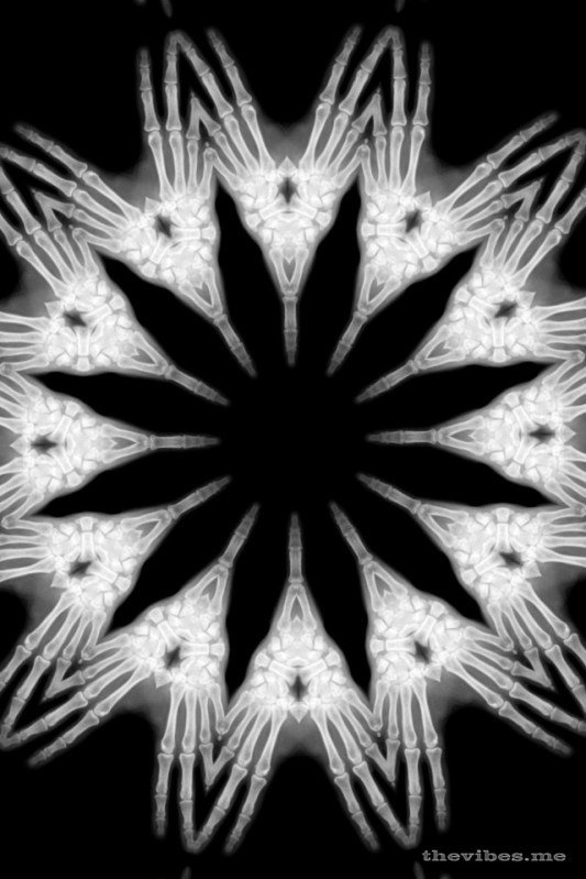 Buzby berkeley kaleidoscope image x-ray the vibes