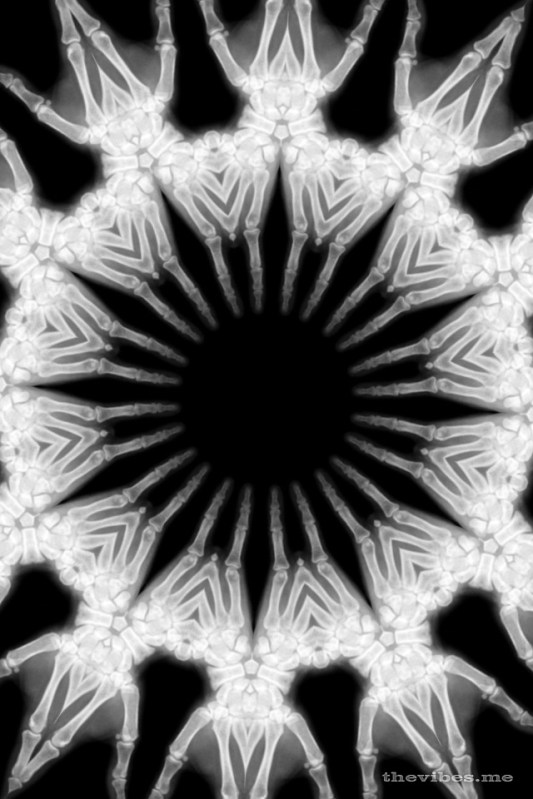 Buzby berkeley kaleidoscope image x-ray the vibes