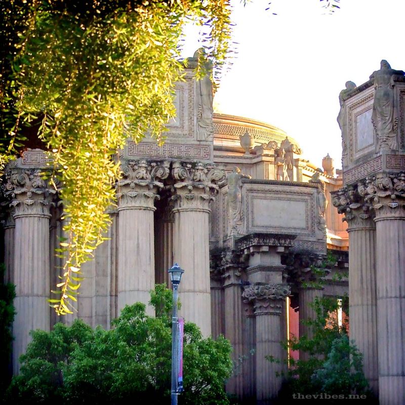 The Palace of Fine Arts, San Francisco the vibes
