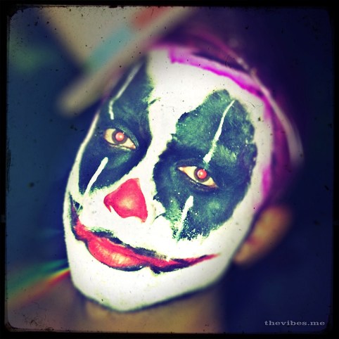 Clown make up Halloween Manchester
