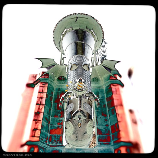 Street sculpture in Manchester's Northern Quarter, Affleck's Palace