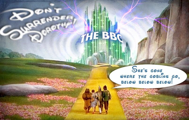 Wizaed of Oz satire of BBC censorship of anti Thatcher song