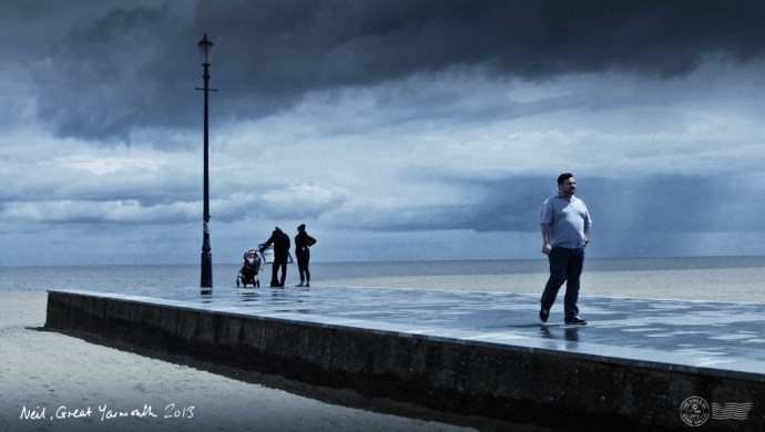 Neil Scott, Great Yarmouth 2013, by Mark Wallis