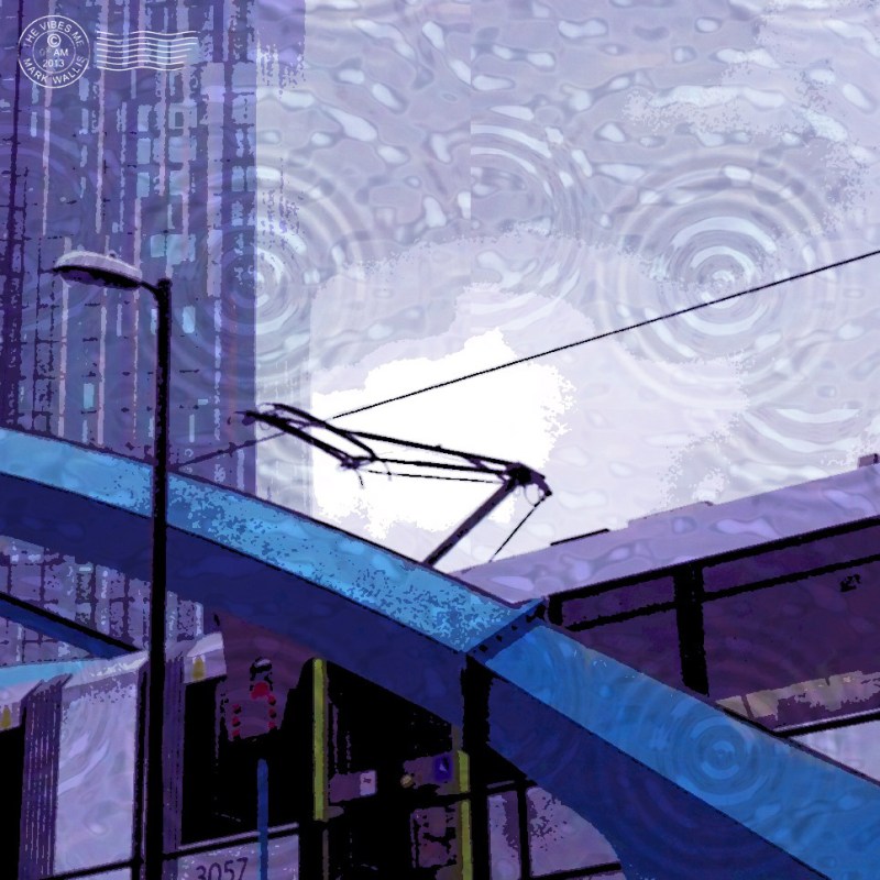Rainy City, Manchester by Mark Wallis