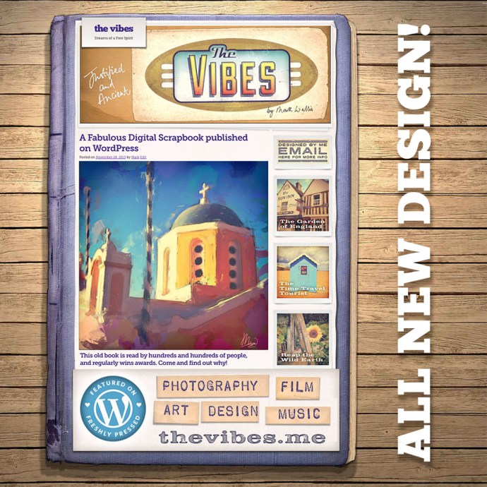 The Vibes - WordPress blog designed by Mark Wallis around the Adventure Journal theme