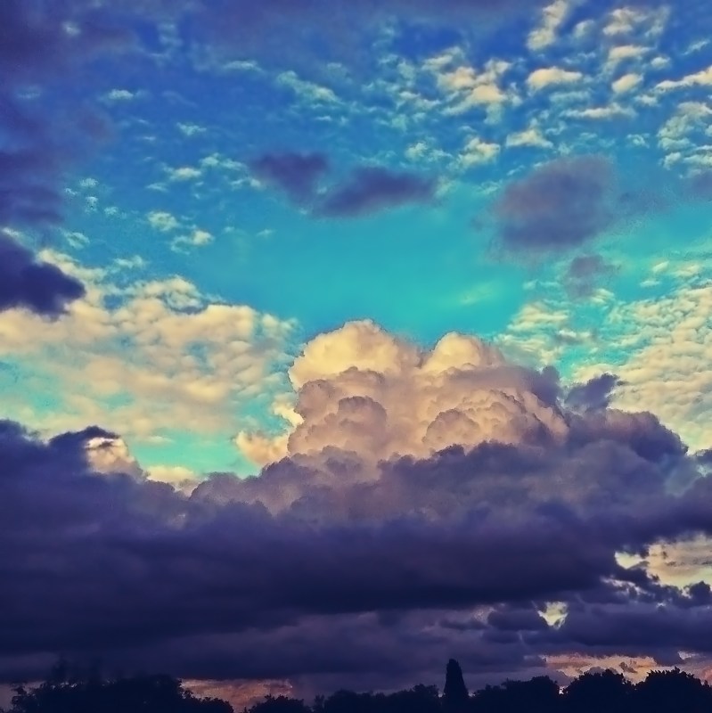 Sky over Chorlton cum Hardy by Mark Wallis