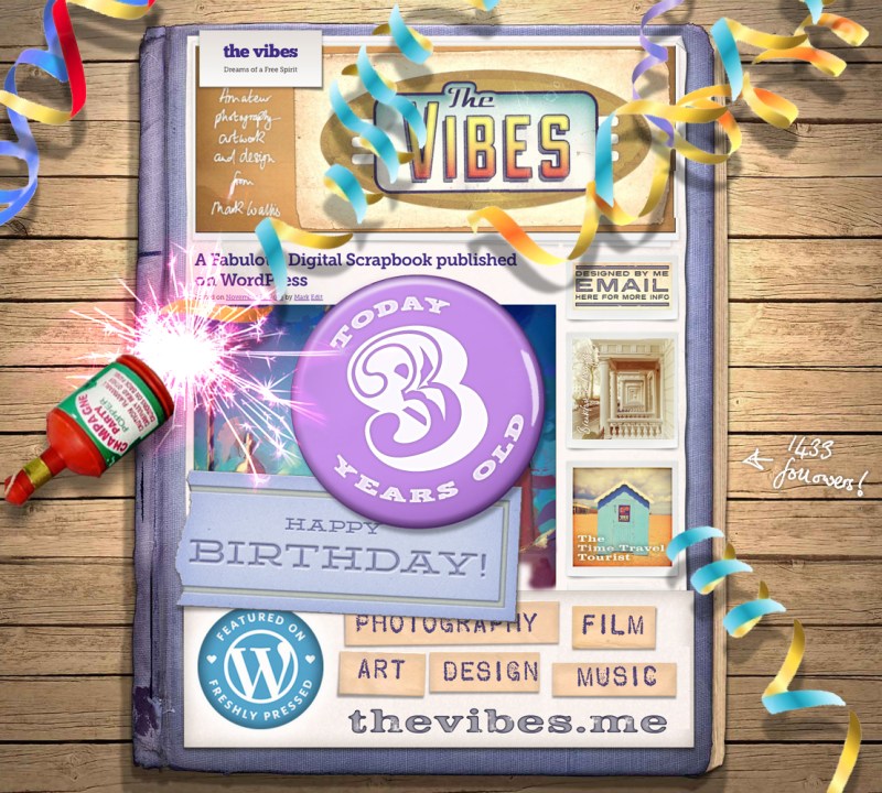 The Vibes 3rd birthday by Mark Wallis at thevibes.me