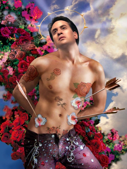 Ed Miliband by Mark Wallis via Pierre et Gilles